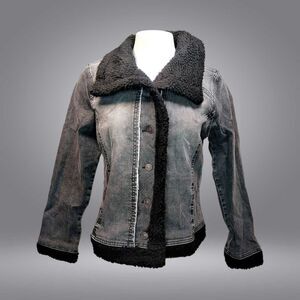 LOGO by Lavish Lori Goldstein Women's Jacket Sz 6 Black